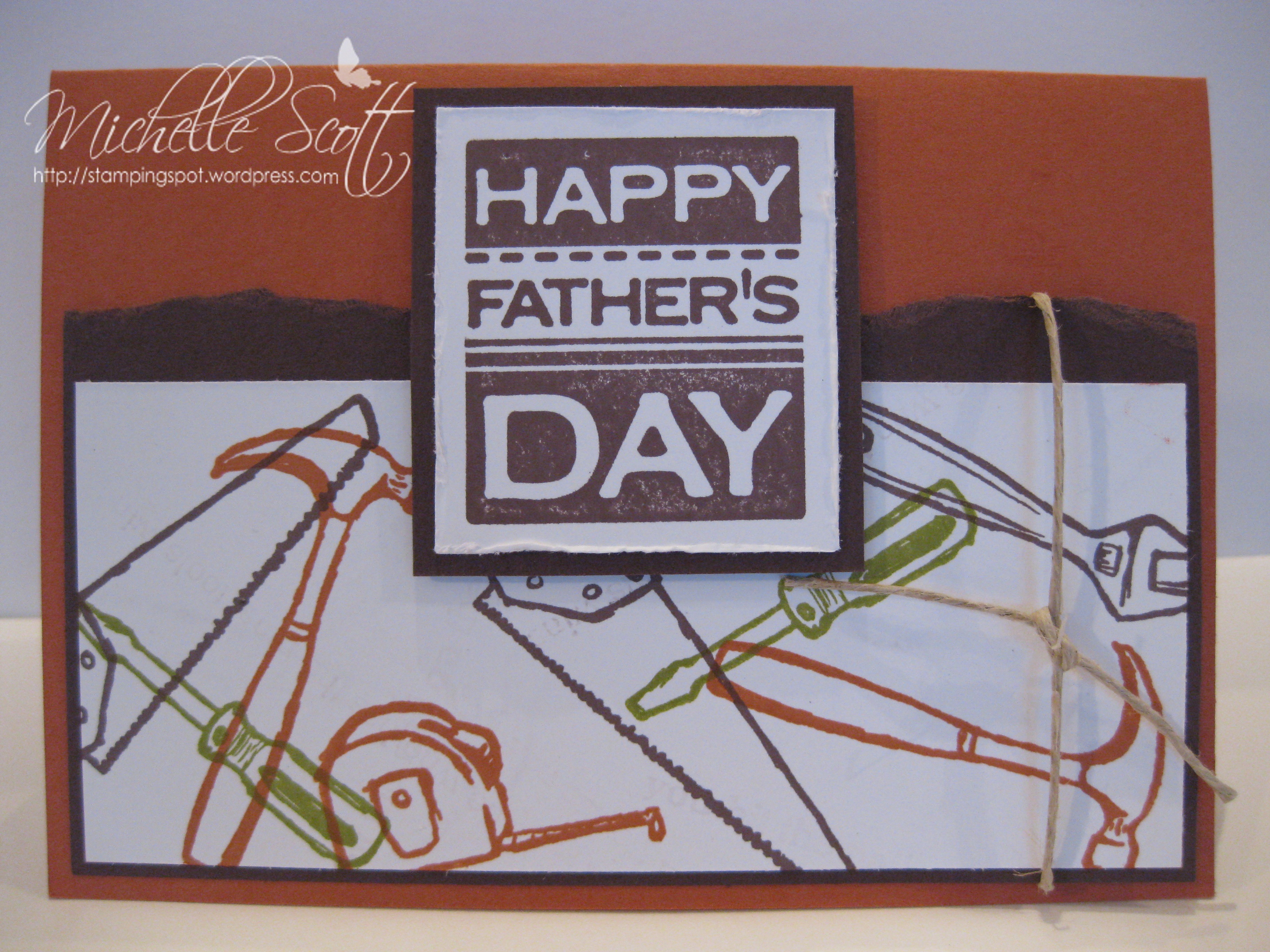 Happy Father’s Day card « Michelles Stamping Spot